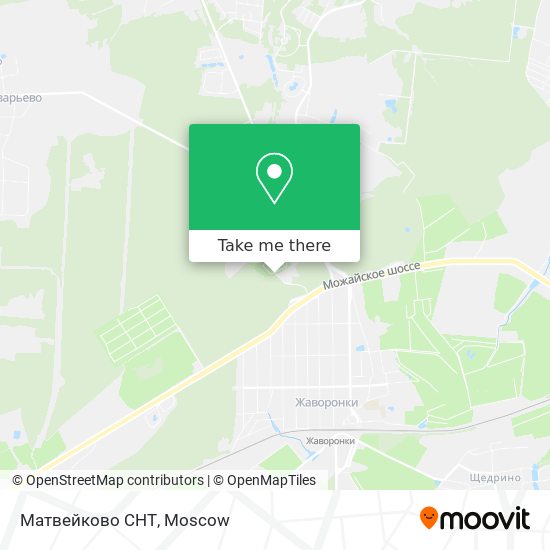Матвейково СНТ map