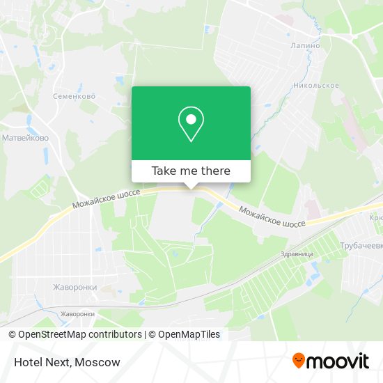 Hotel Next map
