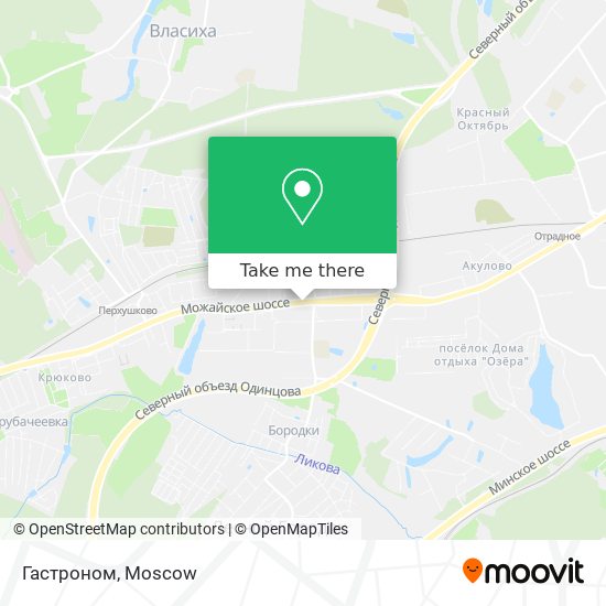 Гастроном map