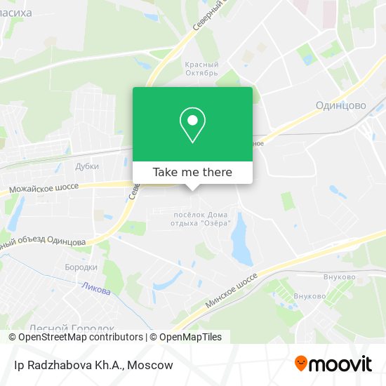 Ip Radzhabova Kh.A. map
