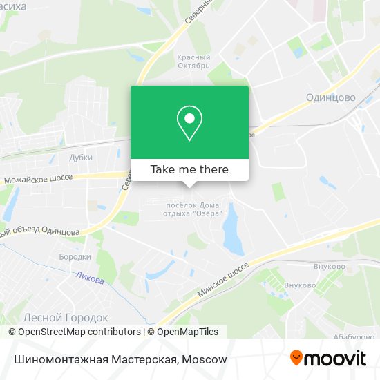 Шиномонтажная Мастерская map