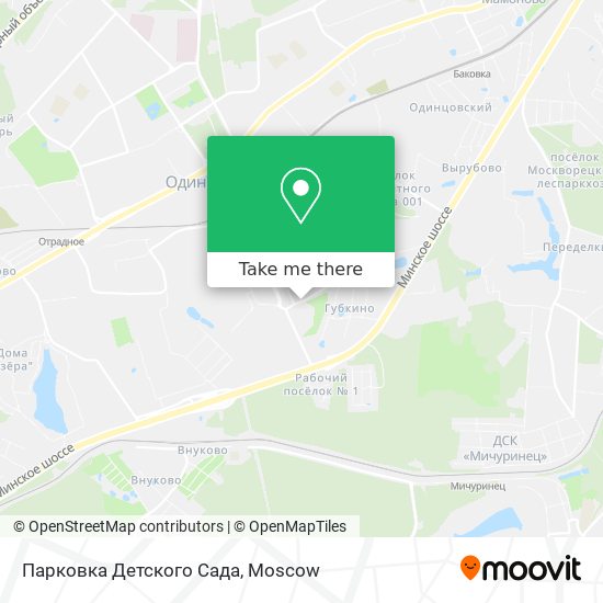 Парковка Детского Сада map