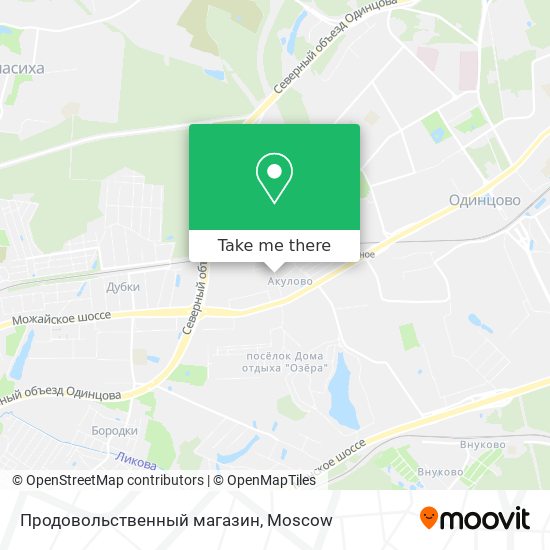 Продовольственный магазин map