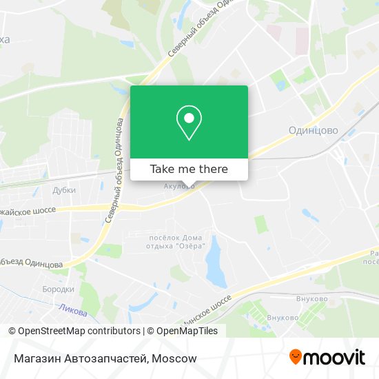 Магазин Автозапчастей map