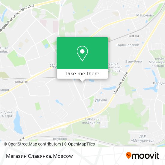 Магазин Славянка map