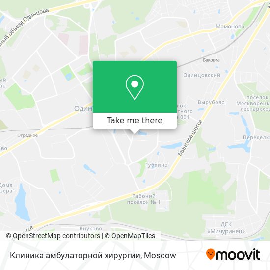 Клиника амбулаторной хирургии map