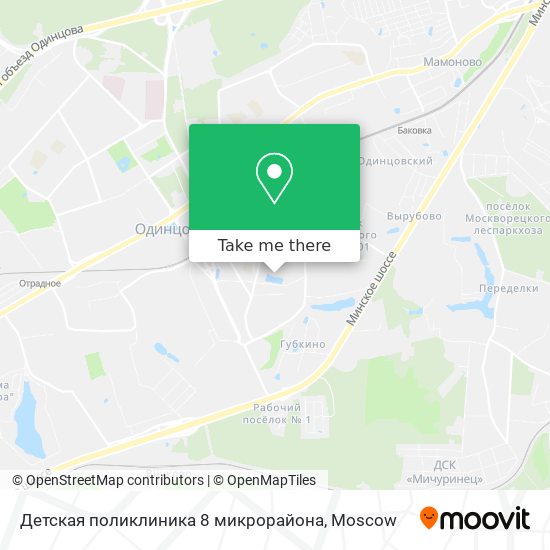 Детская поликлиника 8 микрорайона map