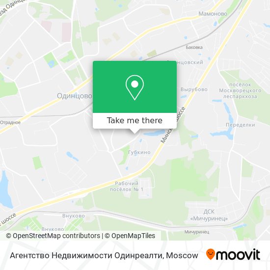 Агентство Недвижимости Одинреалти map