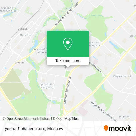 улица Лобачевского map
