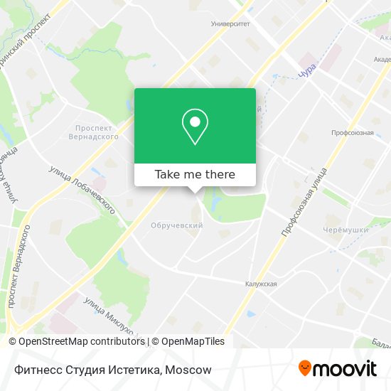 Фитнесс Студия Истетика map