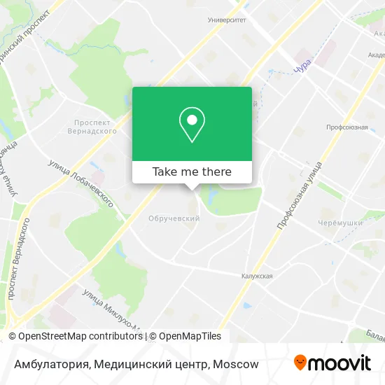 Амбулатория, Медицинский центр map