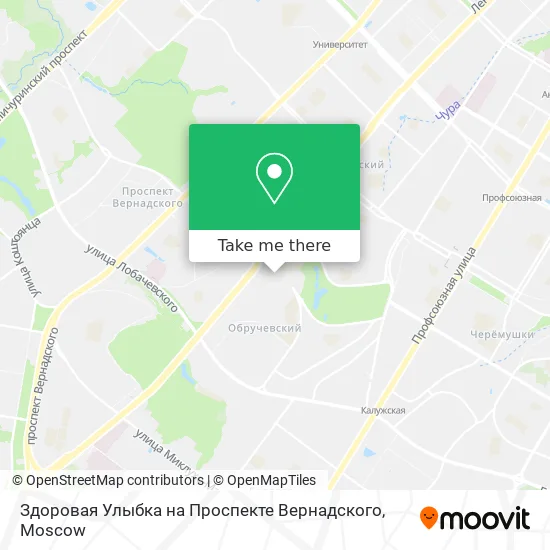Здоровая Улыбка на Проспекте Вернадского map