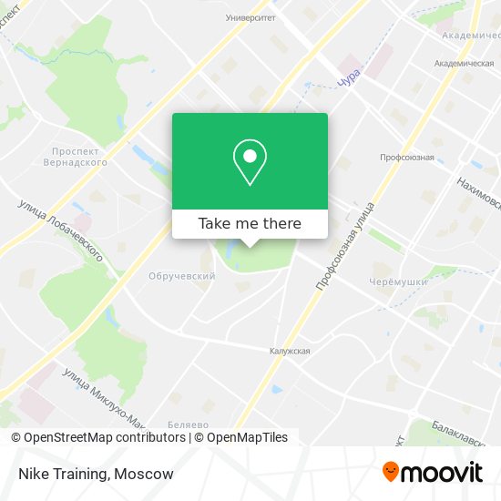 Nike Training map