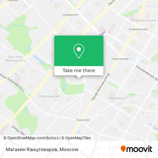 Магазин Канцтоваров map