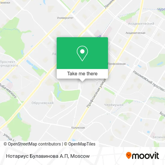 Нотариус Булавинова А.П map