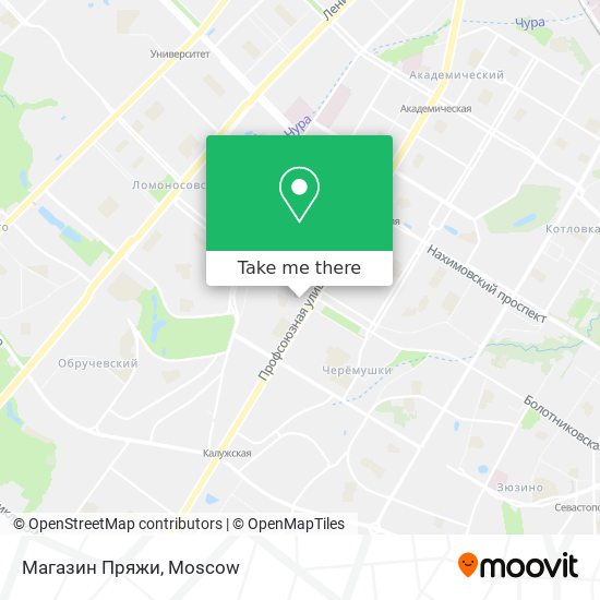 Магазин Пряжи map