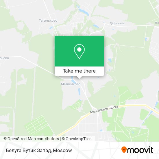 Белуга Бутик Запад map