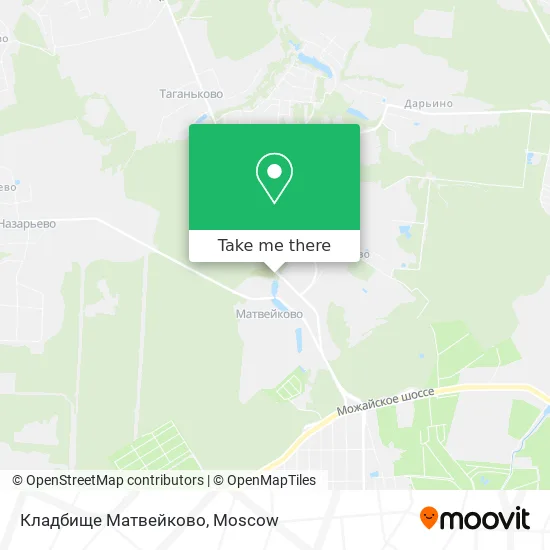 Кладбище Матвейково map