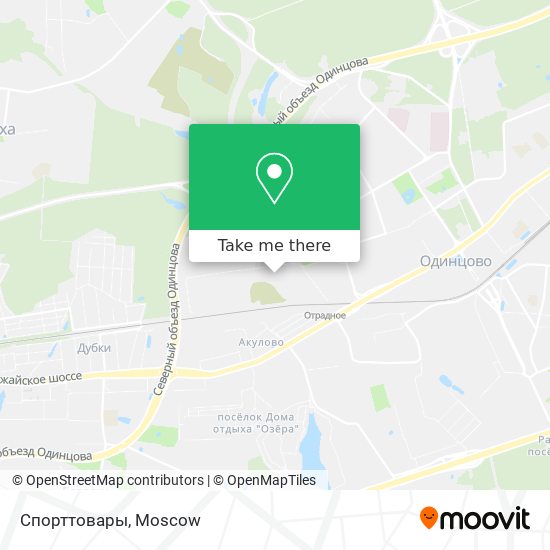 Спорттовары map