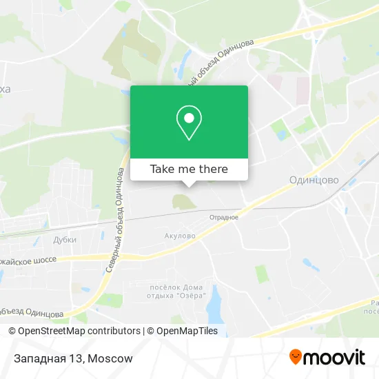 Западная 13 map