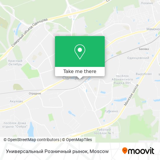 Универсальный Розничный рынок map