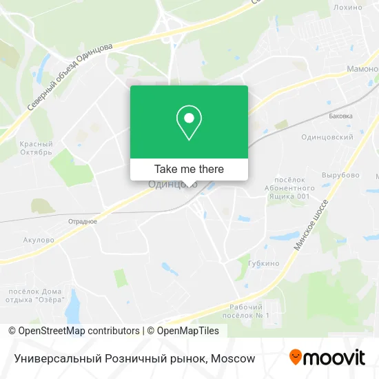 Универсальный Розничный рынок map