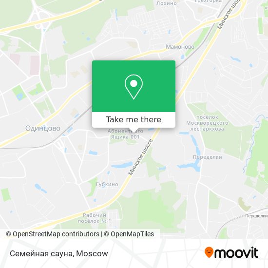 Семейная сауна map