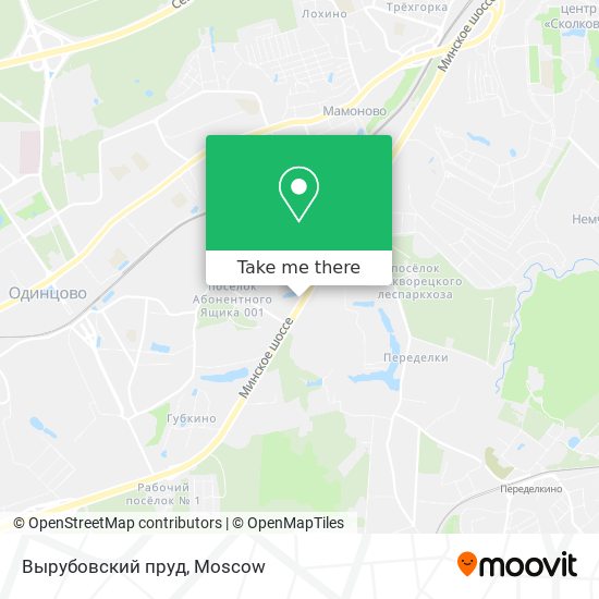 Вырубовский пруд map