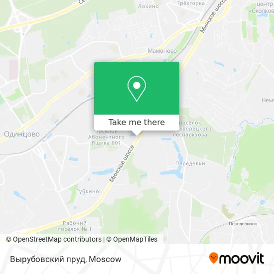 Вырубовский пруд map