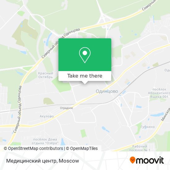Медицинский центр map