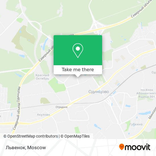 Львенок map