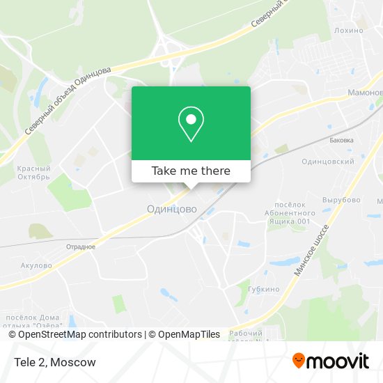 Tele 2 map