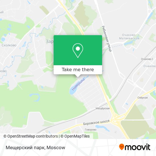 Мещерский парк map