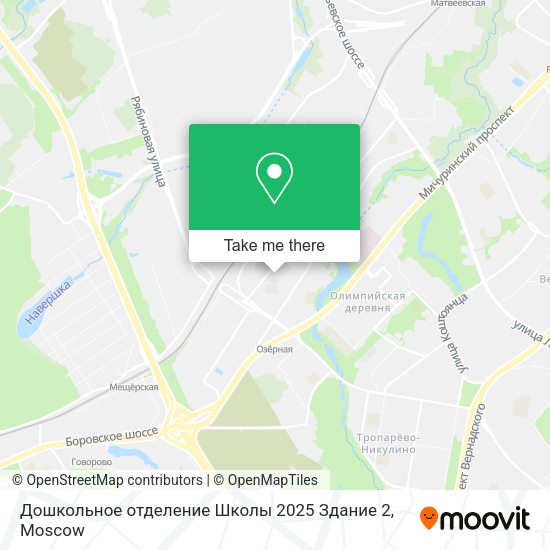 Дошкольное отделение Школы 2025 Здание 2 map