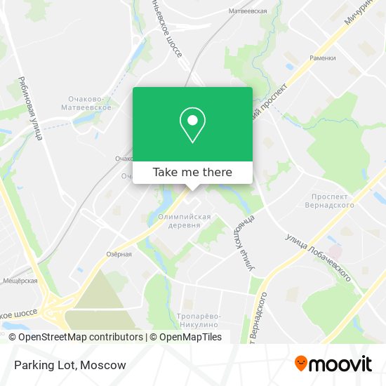 Parking Lot map