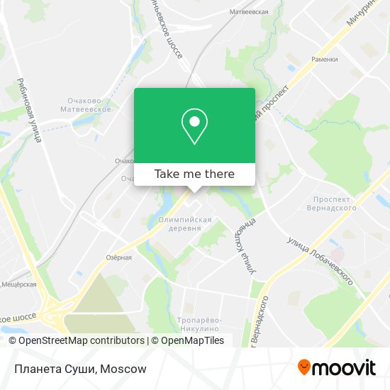 Планета Суши map