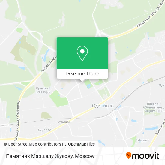 Памятник Маршалу Жукову map