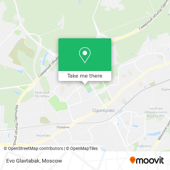 Evo Glavtabak map