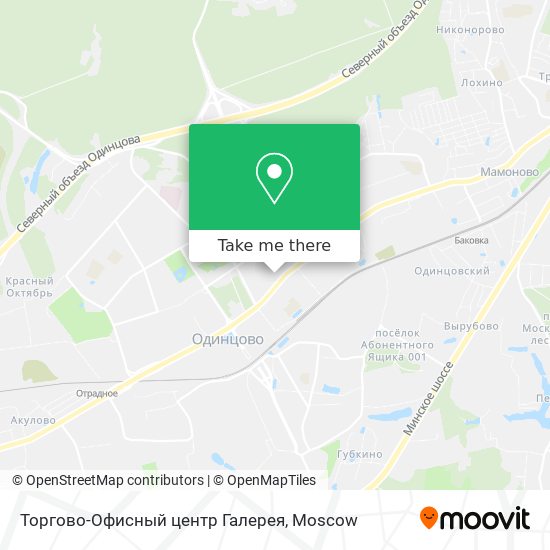 Торгово-Офисный центр Галерея map