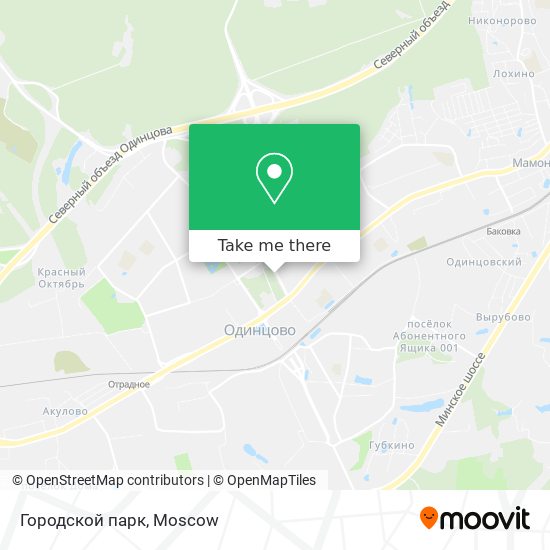 Городской парк map