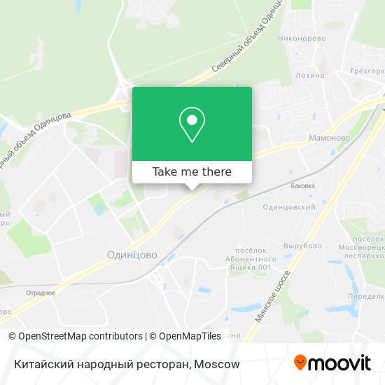 Китайский народный ресторан map