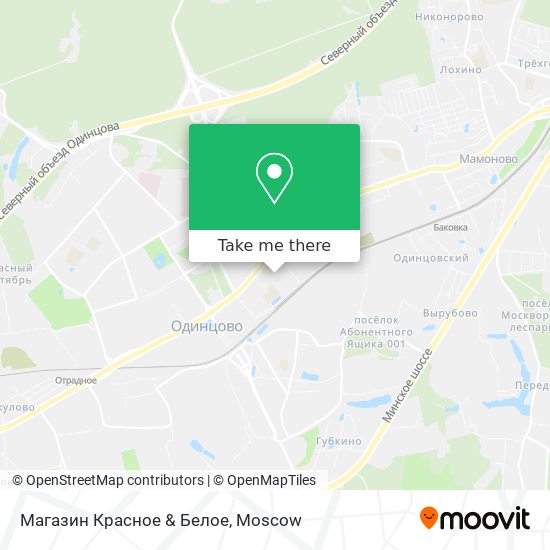 Магазин Красное & Белое map