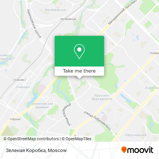 Зеленая Коробка map