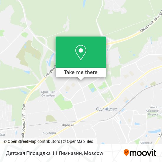 Детская Площадка 11 Гимназии map