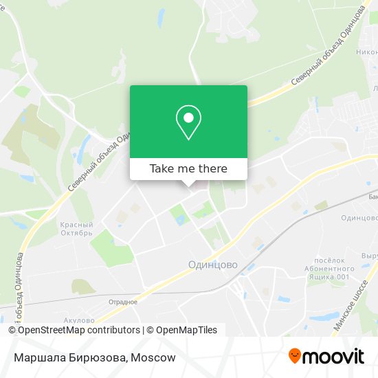 Маршала Бирюзова map