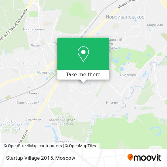 Startup Village 2015 map