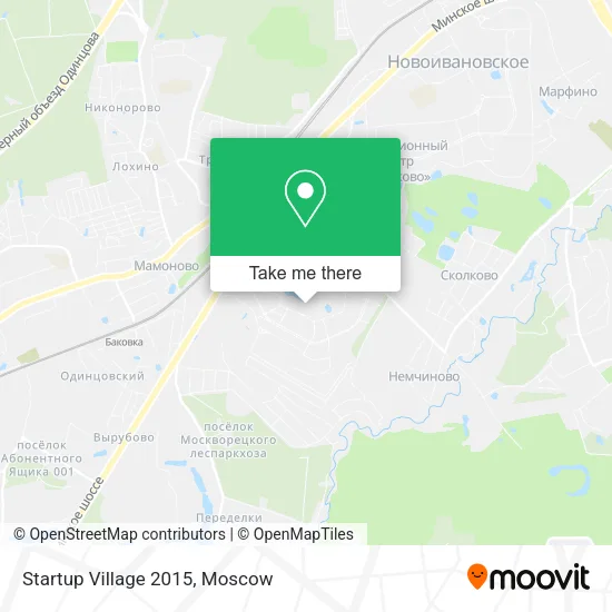 Startup Village 2015 map