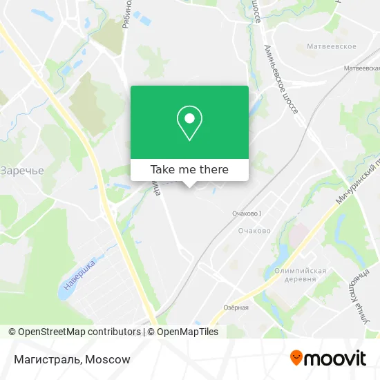 Магистраль map