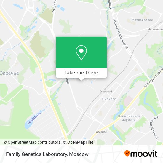 Family Genetics Laboratory map