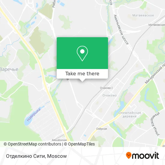 Отделкино Сити map
